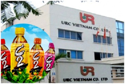 Ngừng sử dụng nước Trà xanh C2 và Rồng đỏ của Công ty URC Việt Nam