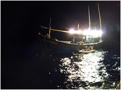 6 thuyền viên gặp nạn trên biển đã về đến Đà Nẵng an toàn