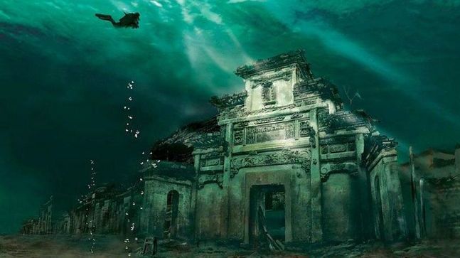 Chiêm ngưỡng “Atlantis của Phương Đông” nguyên vẹn dưới đáy hồ