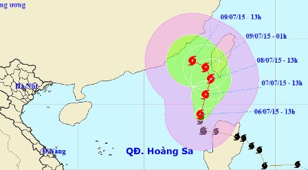 Bão số 2: Di chuyển dọc theo bờ biển tỉnh Quảng Đông và suy yếu thành áp thấp nhiệt đới