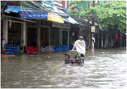 Hà Nội - Nam Định và các tỉnh lân cận trời mưa to