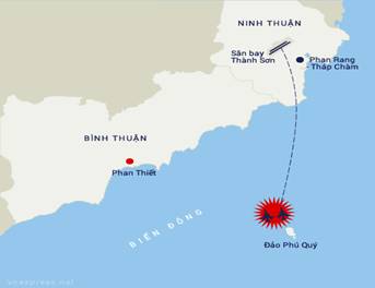 Hai máy bay quân sự rơi gần đảo Phú Quý, phi công mất tích