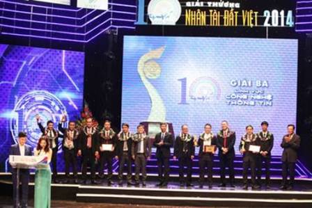 Giải thưởng Nhân tài Đất Việt 2014 tìm được ba giải Nhất