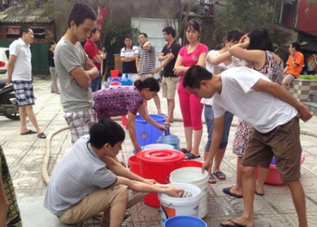 Điểm tên những khu vực thiếu nước sạch tại Hà Nội